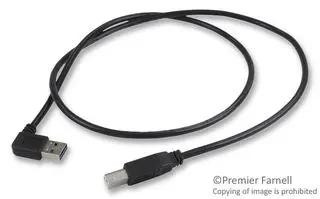 Tripp Lite Universal Reversible USB 2.0 Hi-Speed Cable (Right / Left Angle Reversible A to B M/M), 3-ft.