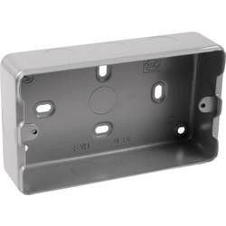 MK Electric Metalclad/Albany 3/4 Gang Box with Knockouts