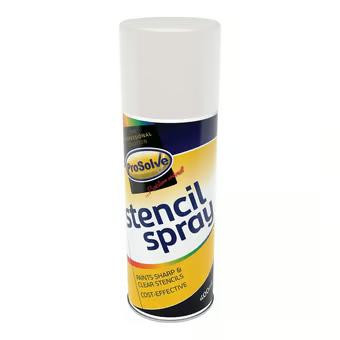 Prosolve SSW4 Stencil Spray Paint Aerosol, 400 mL, White