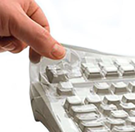 CHERRY WetEx, Flexible Protective Keyboard Cover for CHERRY G84-4100, Without Windows Keys