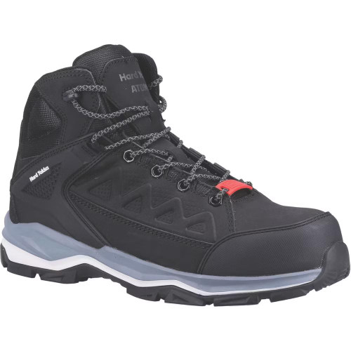 Hard Yakka Atomic PR Hybrid Side Zip Safety Boot Unisex, Black, 9