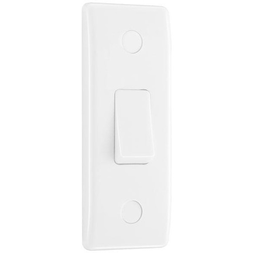BG Electrical Single Architrave Slim Light Switch