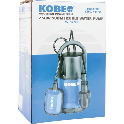 Kobe 2794470K Submersible Water Pump, 10m Cable, 750W, 230V