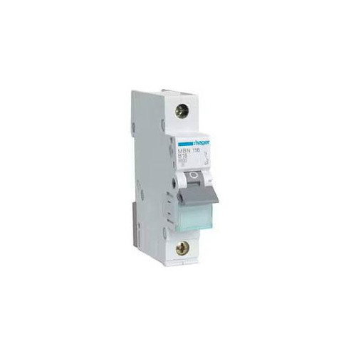 Busch-Jaeger MBN116 Hager Automatic Fuses Line Circuit Breaker, B16 A, 1 Pole