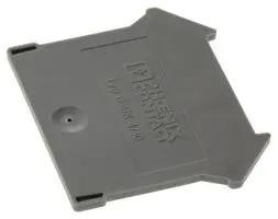 Phoenix Contact D-UK4/10 End Cover for DIN Rail Terminal Blocks, ATEX, Pack of 1 Piece