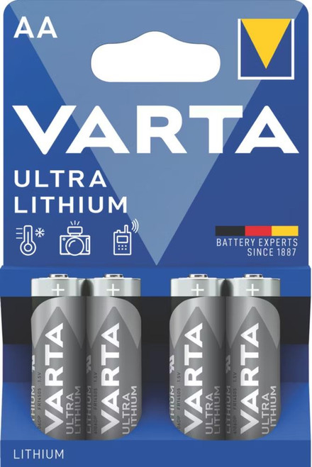 Varta Batterie Lithium Mignon AA (6106) - 4er Blister