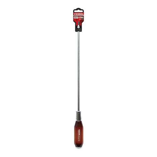VESSEL Strong Through-Through Screwdriver Wooden Handle (Long Shaft Type) +2 x 300 100
