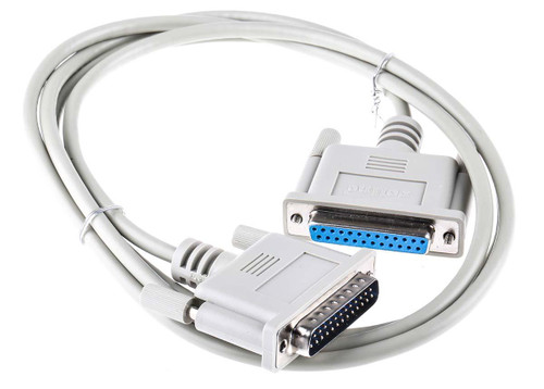 ROLINE RS232 DB25 Cable with M-F Connectors / 1:1 Connection/Shielded / 1.8 m