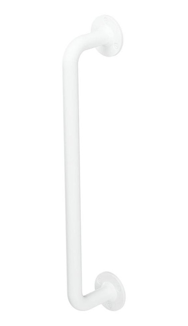Rothley Grab Rail Mobility Disability Aid - Matt White Handle Bathroom Outdoor - 457x25mm