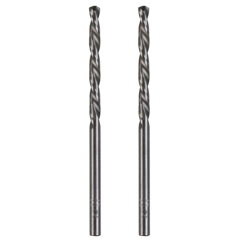 Milwaukee HSS-G THUNDERWEB Metal Drill Bits (2) 2.0mm OL:49mm WL:24mm