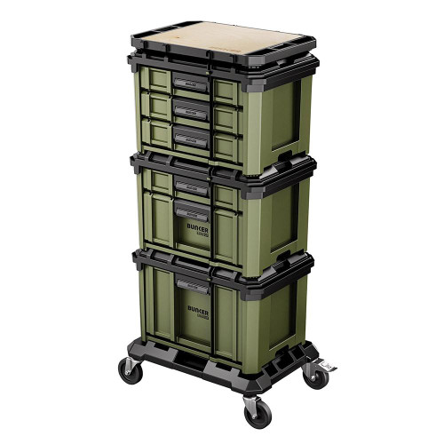 BUNKER Load-Up Tool Box Drawer Stacking System 5-Piece - 6 Drawer Tool Storage
