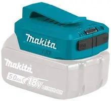 Makita ADP05 Model DECADP05 Adaptor for USB, 14.4V/18V, Blue