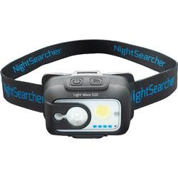 Nightsearcher NSHTLIGHTWAVE520 Spot and Flood Beam Headlamp 520 lm / 140 m Li-Ion Battery