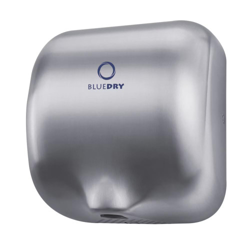 BLUEDRY ECO DRY Commercial Hand Dryer - Durable Automatic High Speed Handdrier (Brushed Stainless)