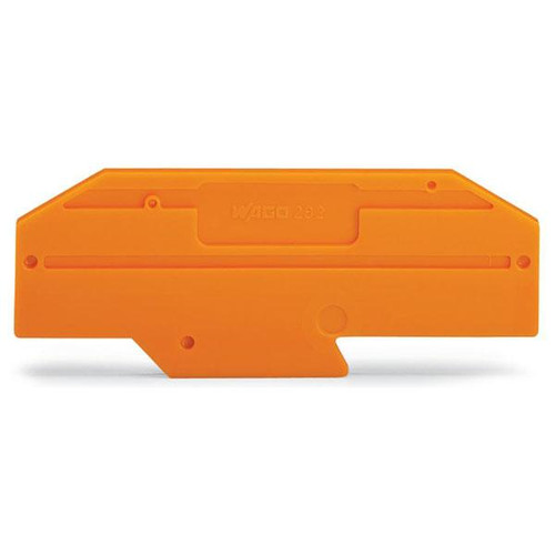 WAGO - Plate End 282 - 333 End Of Orange And The Intermediate Plate For The Terminal