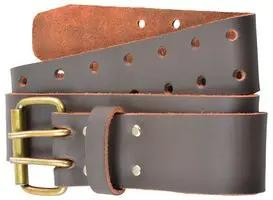 Rolson 68585 50 mm Top Grain Double Pin Leather Belt