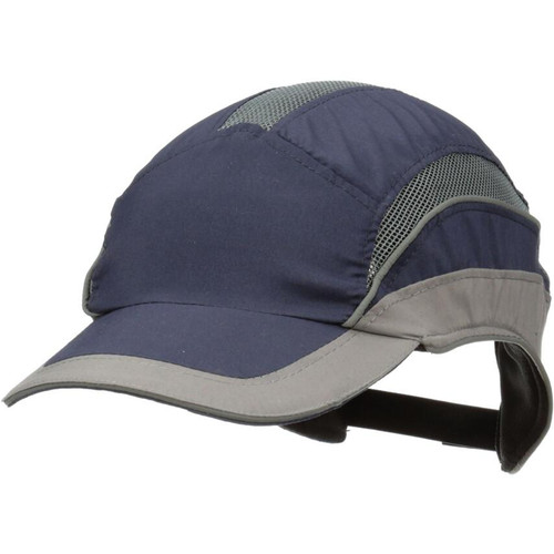 3M First Base 3 Bump Cap 2031214, Elite, Navy/Grey, Standard Peak