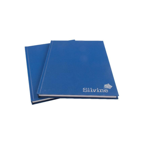 Silvine CBA4 - A4 Casebound Notebook Feint Blue PK6