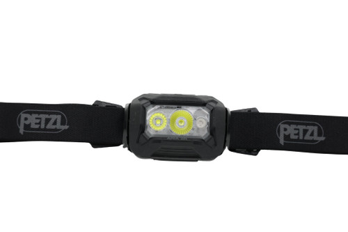 PETZL ARIA 2R RGB Stirnlampe, Schwarz (600 lm) [New Gen]