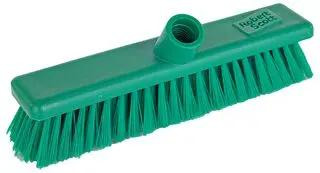 Jantex Soft Hygiene Broom Head Green 12" - Indoor, Home, Restaurant, Office Replacement Floor Brush Head GK873
