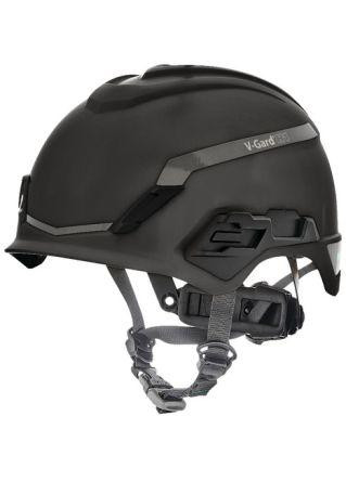 MSA V-Gard H1 Safety Industry Climbing Helmet - Novent - Black - 52-64 cm