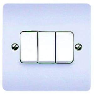 MK 1 Gang Triple Lightswitch Two Way Single Pole