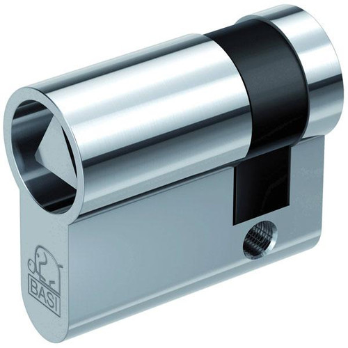 Basi DM5020-0000-DI8 Triangular Half Cylinder 10/30 mm, Silver, Black