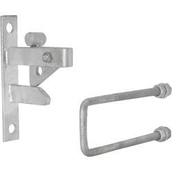 Gatemate Field Gate Self Locking Catch Kit with Double Leg Striker