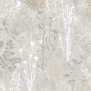 Superfresco Easy Champagne Metallic Organics Floral Wallpaper