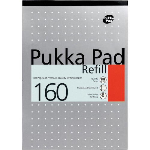 PUKKA PAD HEADBOUND A4 Plain Refill PAD REFPLN (Pack of 6)