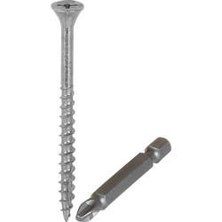 Ulti-Mate Woodcrews - Bright Zinc Plated - 5.0 x 100mm - Box of 100