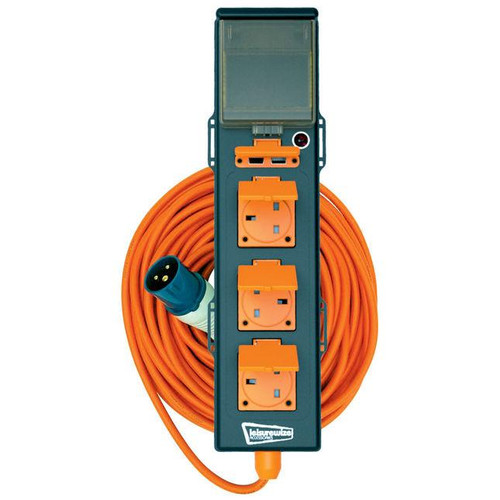 Leisurewize - 3 Way Mobile Mains Unit, 5-In-1 Unit with 2 USB Ports