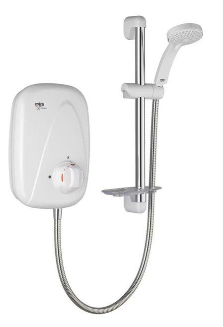 Mira Go Power Thermostatic White / Chrome