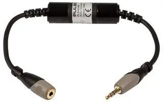PULSE PLS00548 Ground Loop Isolator - 3.5 mm Stereo Plug to 3.5 mm Stereo Socket