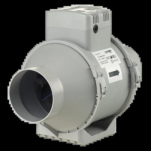 Blauberg Turbo-E 100 T Mixed Flow In-Line Extractor Fan with Timer