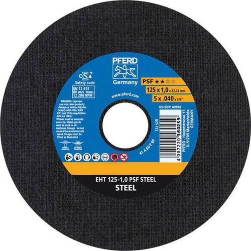 PFERD 65508100 Cutting Disc PSF Steelox (25 Pieces)