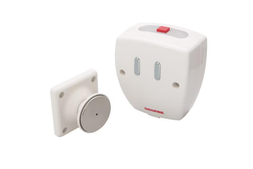 Agrippa Acoustic Battery Operated Fire Door Holder - White