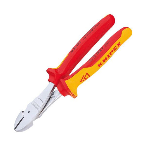Knipex Heavy Duty Side Cutters with Multi-Component Sleeves 200 mm VDE Tested