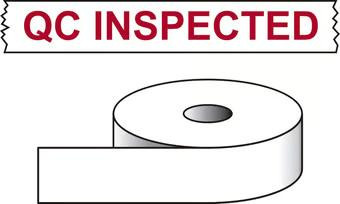 QC Inspected, Pre-Printed Tape (50mm x 66m)