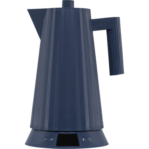 Alessi Plissé Electric Kettle 1.7L with Temperature Control Blue
