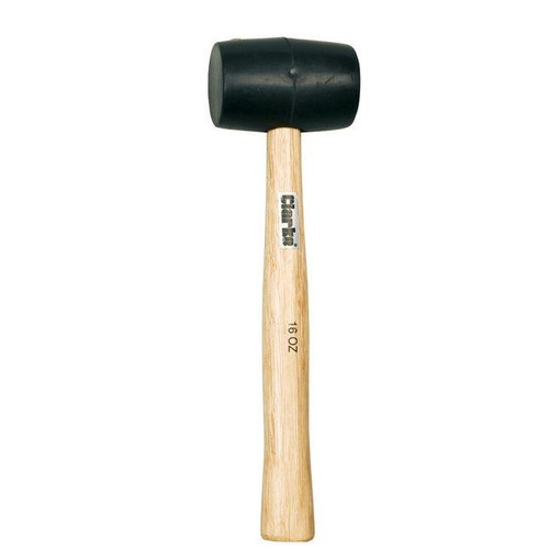 16oz Rubber Black Mallet