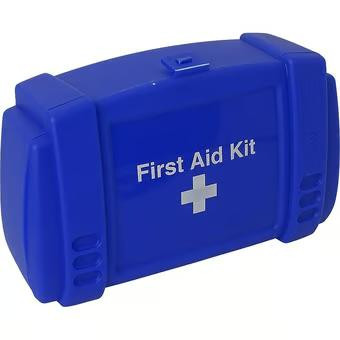 Safety First Aid Small Evolution Case, Empty First Aid Box, Blue Catering