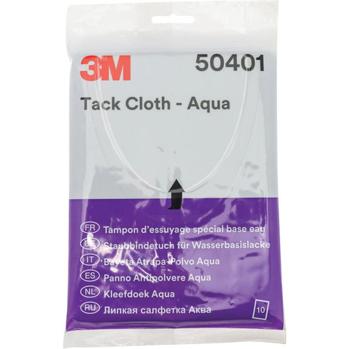 3M Tack Cloth, Aqua, 320 mm x 400 mm, 50401, 10 per Package