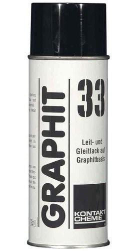 Kontakt Chemie Graphit Spray 33 76013-AA Graphitlack 400ml