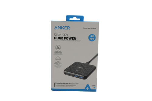 Anker 65W Black Dual USB-C Wall Charger