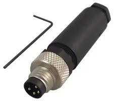 Phoenix SACC-M8MS-4CON-M-SW - Connector Screw SACC-M8MS-4CON-M-SW