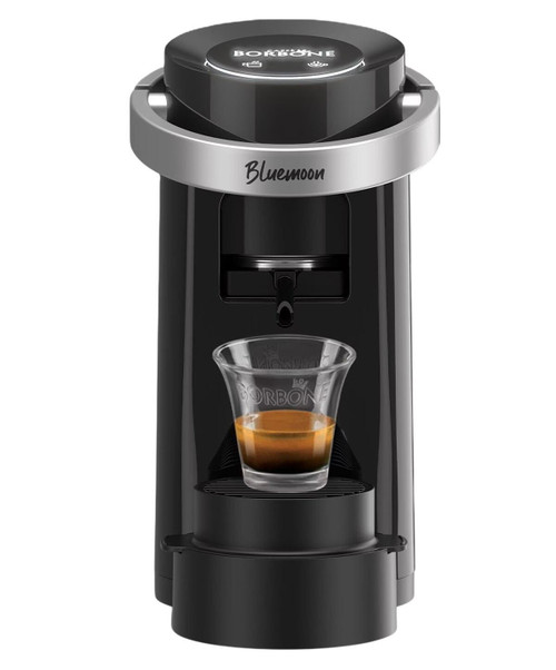 CAFFÈ BORBONE Bluemoon Coffee Pod Maker (Black, Machine)