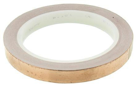 3M ET118112X16.5 Scotch 1181 Copper Shielding Tape 16.5 m x 12 mm Pack of 1