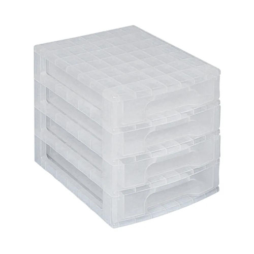 Really Useful Box Desktop Organiser 4 x 5 Litres - 400 x 310 x 310 mm