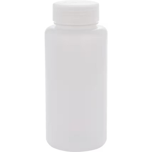 AZLON BWH1000PN Plastic Bottle, Wide Mouth, HDPE, 1000 ml (Pack of 5)